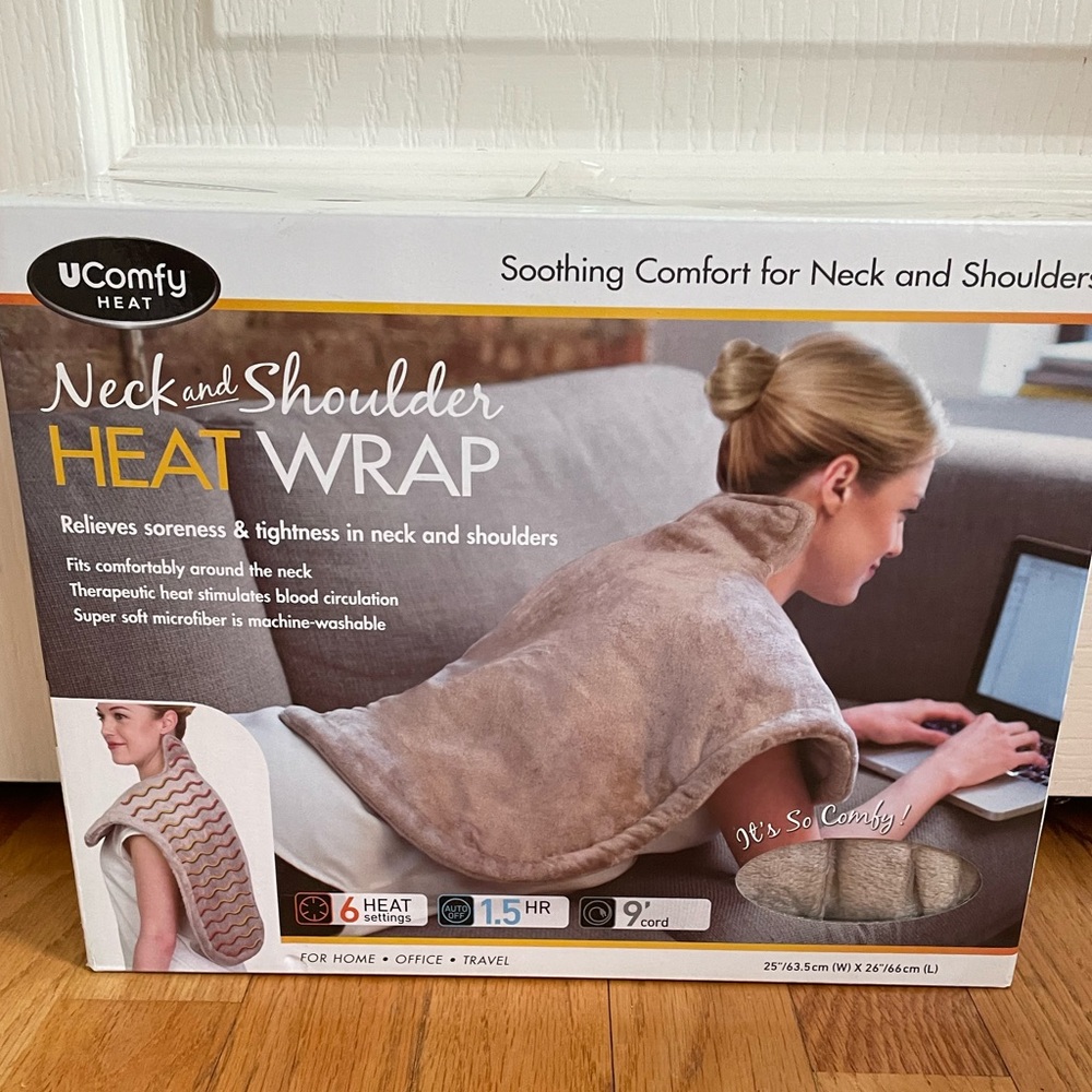 UComfy Neck and Shoulder Heat Wrap. Brand new!